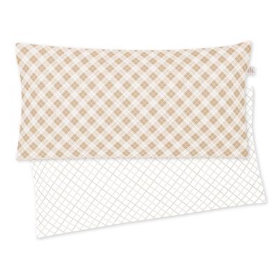 Kissenbezug IRISETTE "Bea", beige (natur), B:80cm L:40cm, Mako-Satin, Obermaterial: 100% Baumwolle, Kissenbezüge, Kissenbezug, zeitlose Instagram-Blogger-Kollektion