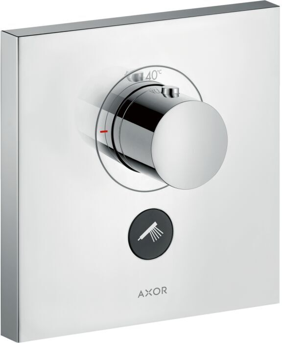 Hansgrohe Axor ShowerSelect Square Thermostat  36716000, Unterputz Thermosat, 1 Verbraucher, chro