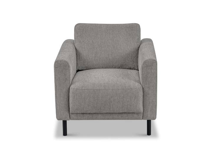 Sessel OTTO HOME Sveeva, Breite 78 cm, schwarze Metallfüße , grau (taupe), B:78cm H:78cm T:85cm, 100% PES, Sessel, Sessel, langlebiger Webstoff, viele Farben zur Auswahl
