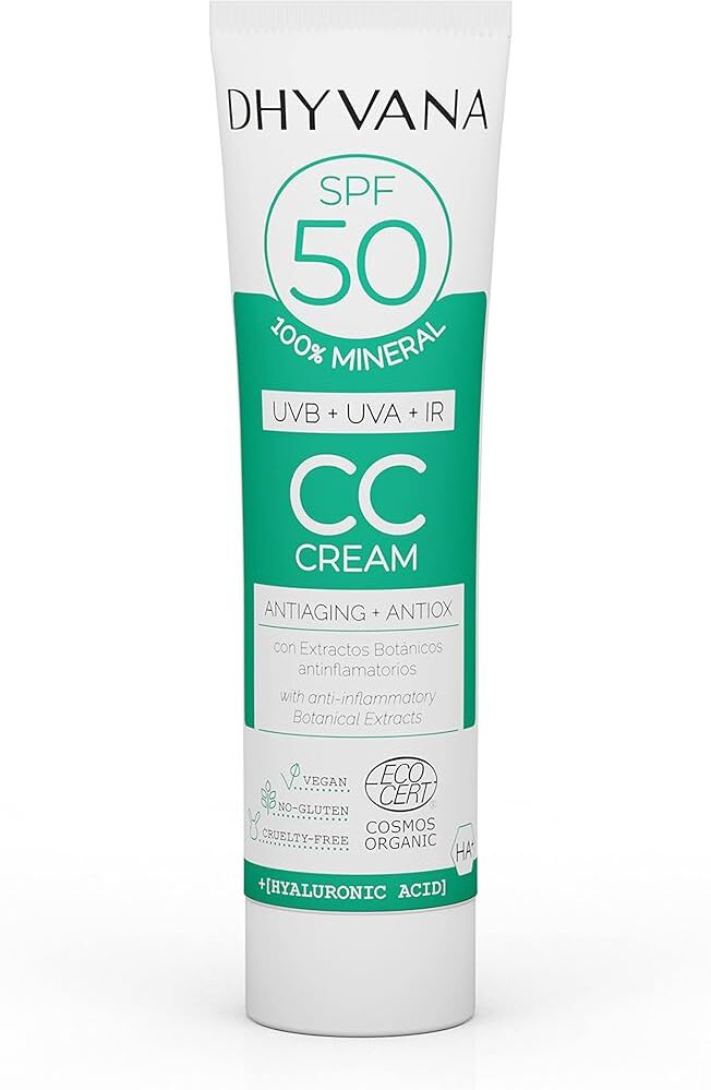 Dhyvana CC Cream with Hyaluronic Acid SPF 50 ml