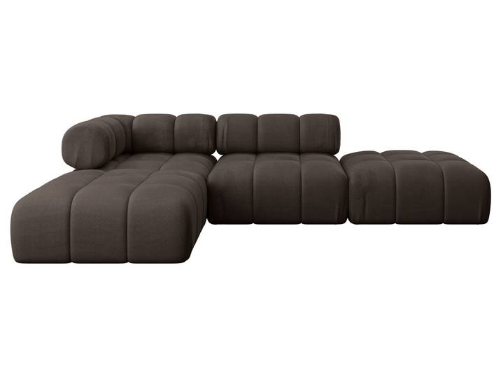 Ecksofa Kerru-L1 Braun - Monolith 15
