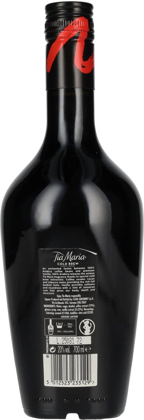 Tia Maria Cold Brew Coffee Liqueur 20% Vol. 0,7l