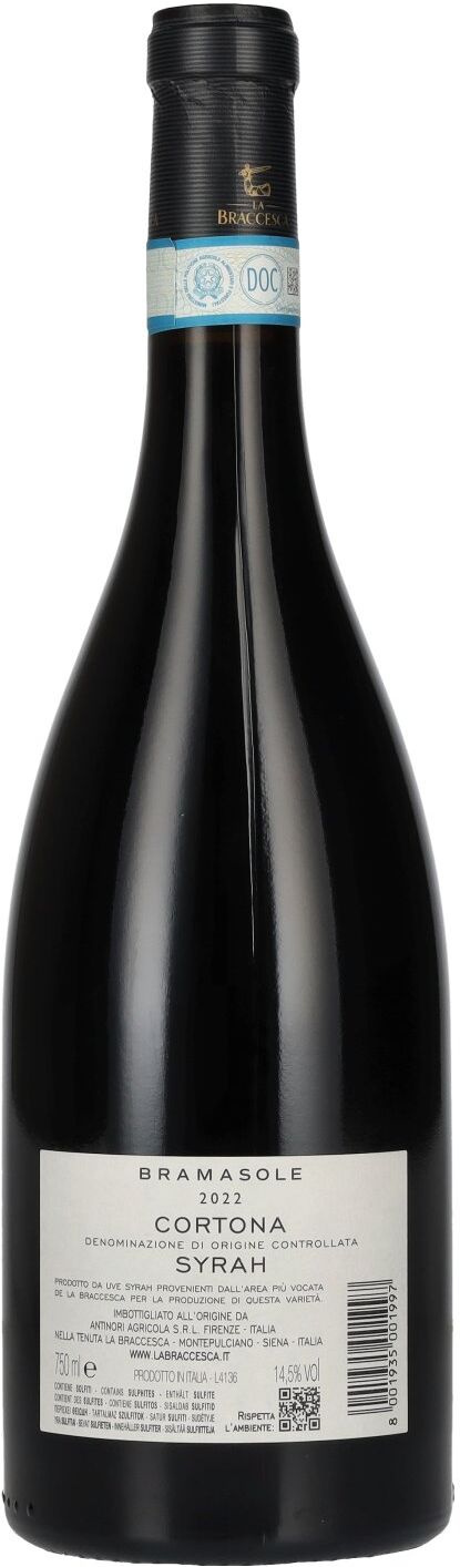 Marchesi Antinori Wein Marchesi Antinori La Braccesca Bramasole DOC 2022 14,5% Vol. 0,75l