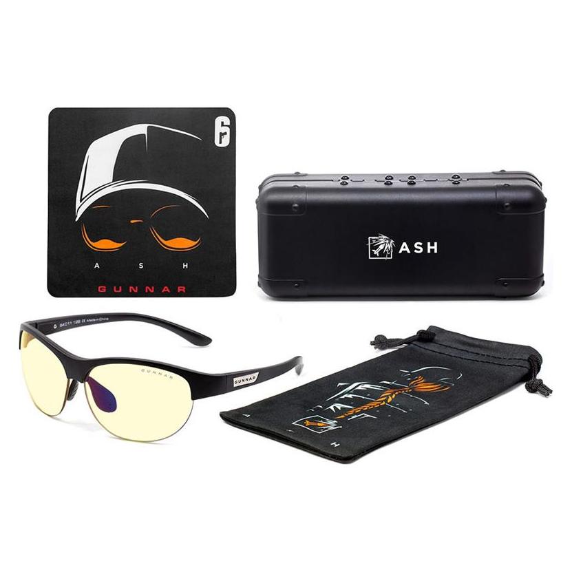 Gunnar Ubisoft Ash-Edition Computerbrille - Amber/ React Glas (ASH-00101)