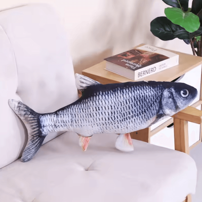 Inspire Curations RealCatch Catnip Fish Plush Toy 12 60cm