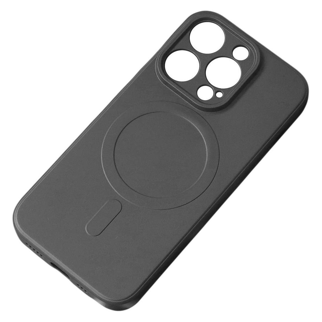 Hurtel Silikonhülle mit MagSafe für Samsung Galaxy S25 Edge - Schwarz (Samsung Galaxy S25 Edge) (58273455)