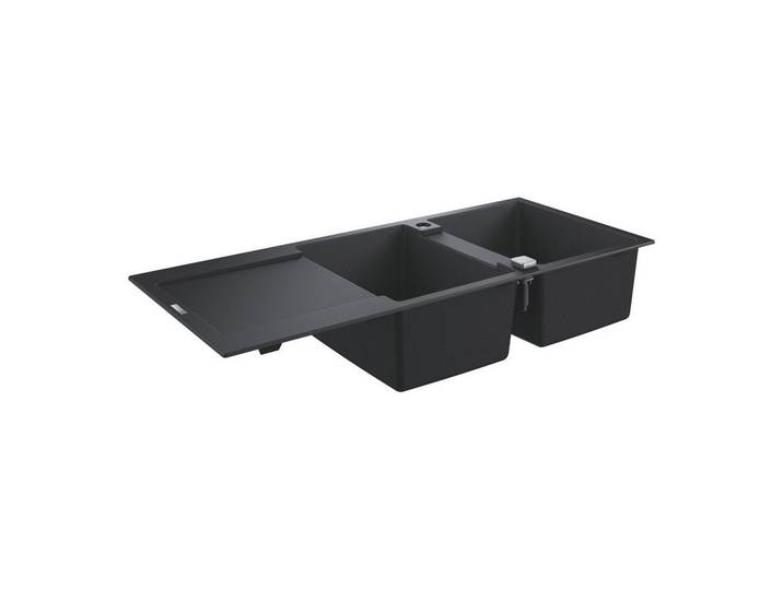 Grohe Granitspüle K500 Kompositküchenspüle, reversibel, granit schwarz (31647AP0)