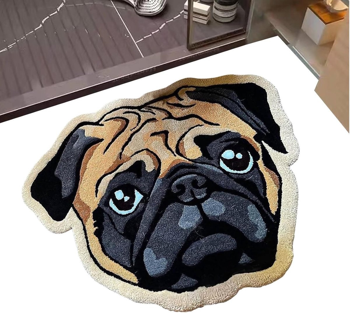 Honden Welkom Mat - Puppy Keuken Tapijt met Antislip Achterkant - 30 x 40 cm