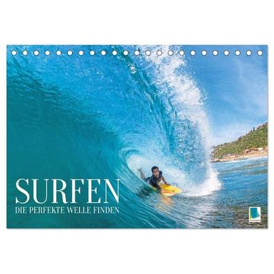Surfen: Die perfekte Welle finden - Edition Funsport (Tischkalender 2027 DIN A5 quer), CALVENDO Monatskalender