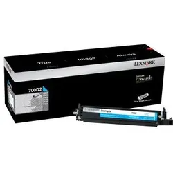 Lexmark Original 700D2 Entwicklereinheit cyan 40.000 Seiten (70C0D20) für C2132, CS310, CS317, CS417, CS517, CX317