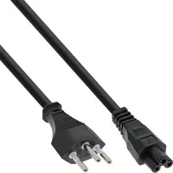 INLINE Netzkabel für Notebook, Schweiz, 3pol Kupplung, 2m