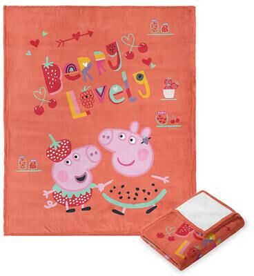 Hasbro Peppa Pig Silk Touch Throw Blanket