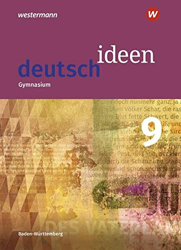deutsch ideen SI - Ausgabe 2016 Baden-Württemberg: Schülerband 9 - Preis vom 09.10.2026 07:28:09 h