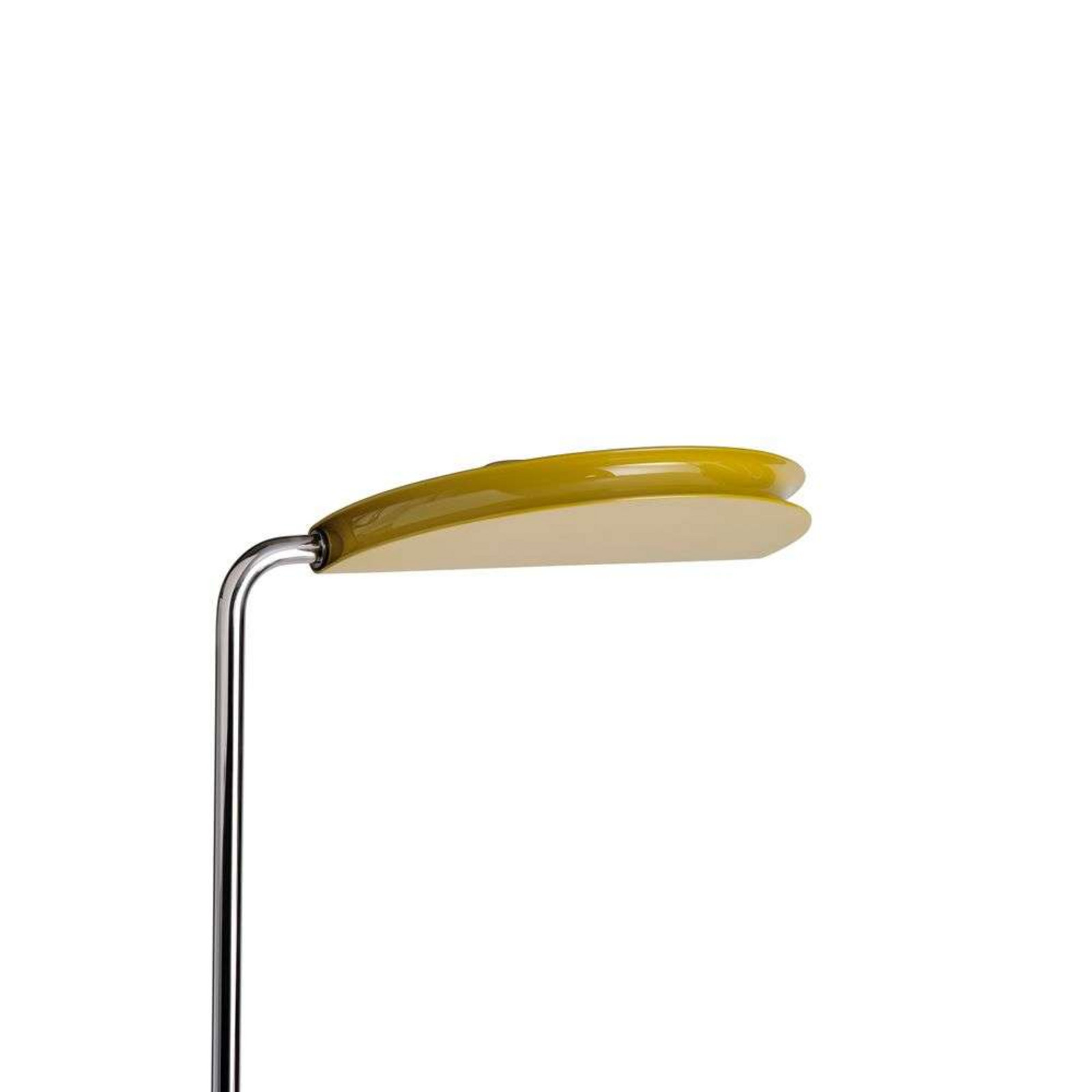 DCW Mezzaluna Vloerlamp - White Marble/Yellow - Metaal
