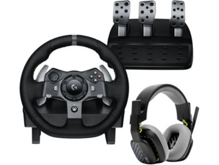Logitech - Volant + Pédalier Volant G920 + Casque Astro A10