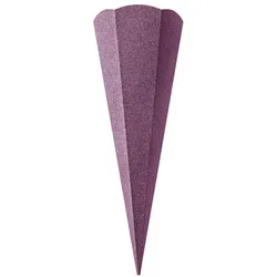 Papp-Schultüte, Glitter bunt, 68 cm