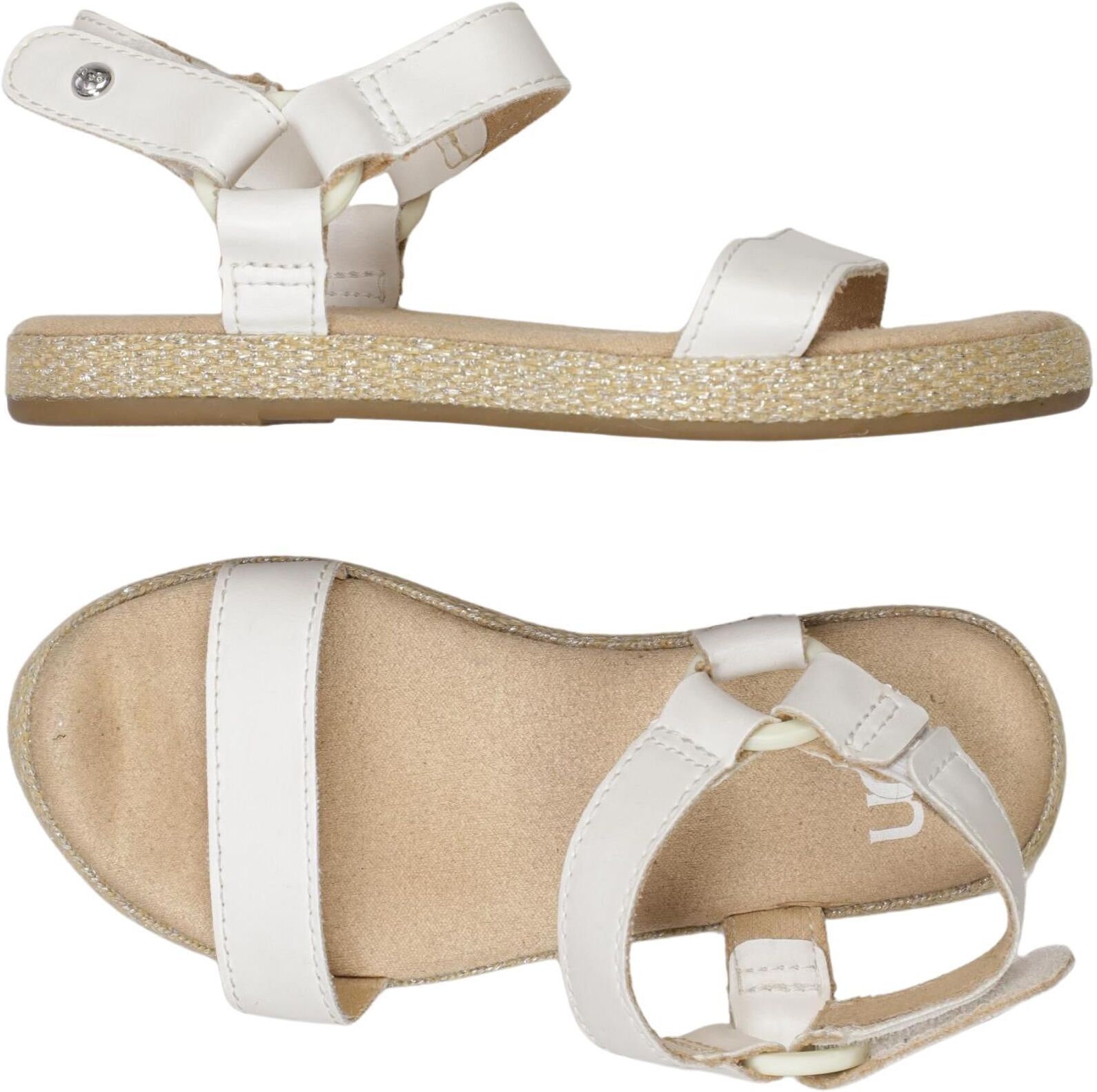 UGG Mädchen Kinderschuh, Weiß, Gr. EU 27, Kunstleder - Second Hand