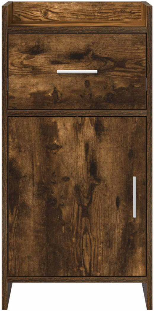 Brayden Studio 40cm Sideboard Smoked Oak 80cm H X 40cm W X 36cm D