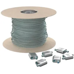 OBO 1450092 Quick-Wire-Set mit 20 Seilschlössern 2x25000mm, St, G