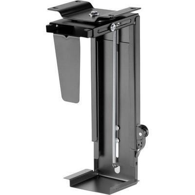 Digitus PC Halterung Festgeschraubt, Festmontage, Untertisch DA-90411 DA-90411 Schwarz (RAL 9005), Schwarz