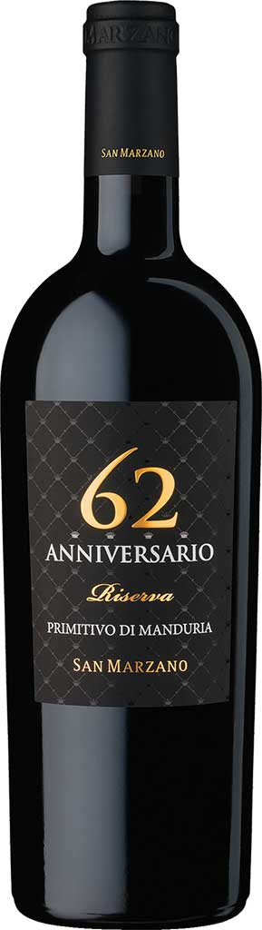 62 Anniversario Primitivo di Manduria Riserva DOC 2019 San Marzano Vini