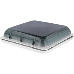 Berger Vent Midi Dachhaube mit LED-Beleuchtung, Moskitoschutz & Verdunkelungsrollo 50 x 50 cm