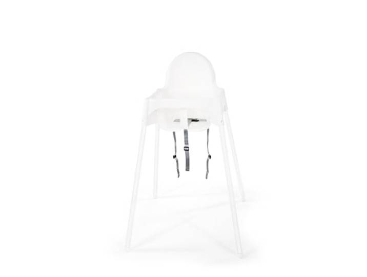 IKEA ANTILOP kinderstoel met zitgordel; in wit