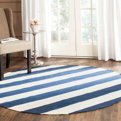 SAFAVIEH Handmade Montauk Caspian Stripe Cotton Flatweave Rug