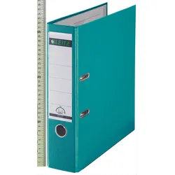 LEITZ Ordner Rückenbreite 8 cm DIN A4 Kunststoff türkis