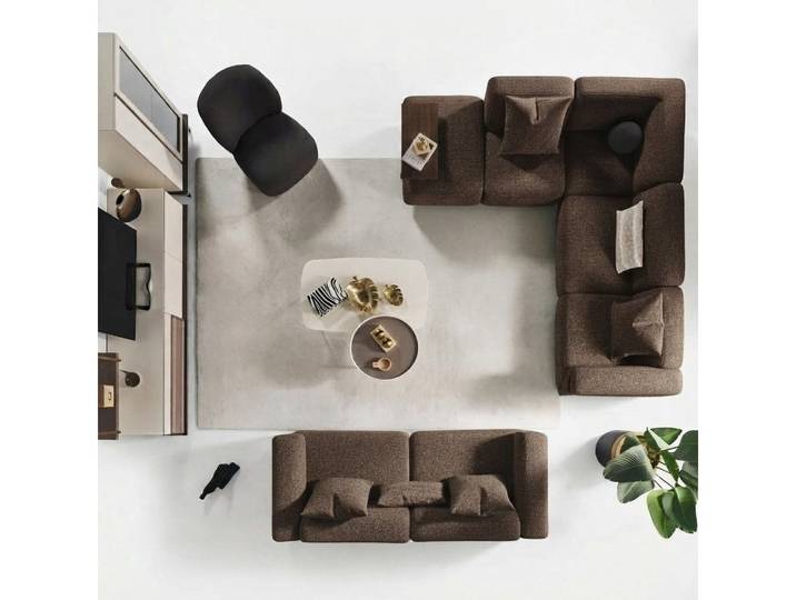 Xlmoebel Ecksofa Beiges Designer-Ecksofa in L-Form mit luxuriöser Polsterung, Ecksofa, Hergestellt in Europa