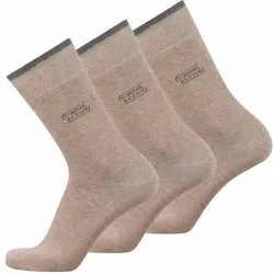 CAMEL ACTIVE camel active Herren Socken, 3er Pack - Basic Socken, Baumwolle, Größe 43-46 in Beige Beige