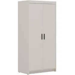 DREHTÜRENSCHRANK Elena mit 2 Türen, ohne Spiegel, Sandbeige