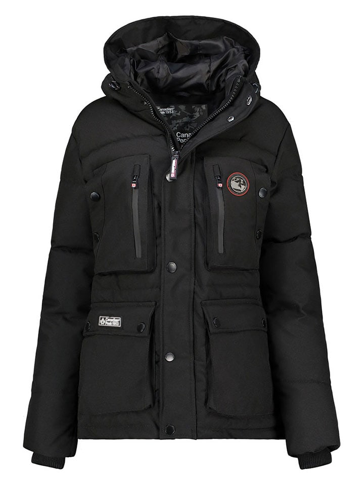 Canadian Peak Parka in Schwarz - M