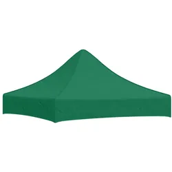 vidaXL Partyzelt-Dach 2x2 m Grün 270 g/m2