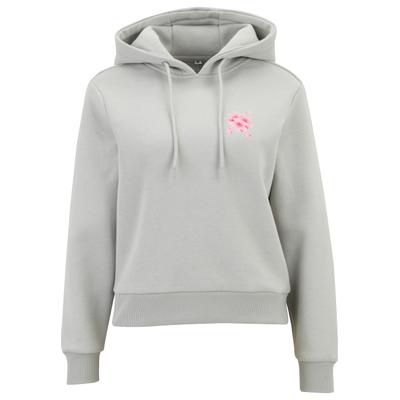 Kapuzensweatshirt MISS TEE "Miss Tee Self Love Club Hoody", Damen, Gr. XXL, grau (lightasphalt), 65% Baumwolle, 35% Polyester, bedruckt, Rundhals, Sweatshirts