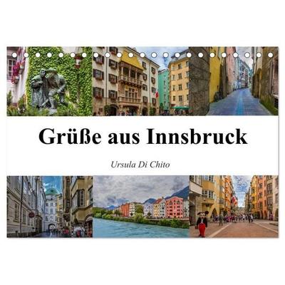 Grüße aus Innsbruck (Tischkalender 2027 DIN A5 quer), CALVENDO Monatskalender