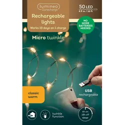 Lichterkette 4,9m 50 LED USB