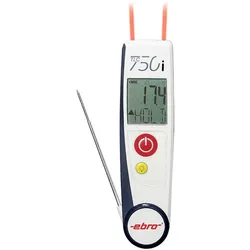 Ebro, Detektor, TLC 750i-V2 Klappthermometer -50 - +250 °C Fühler-Typ K