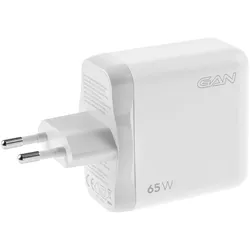 Onit USB-Wandladegerät Triple 2C1A 65 W GaN Weiss (65 W, 3 Ports), USB Ladegerät, Weiss