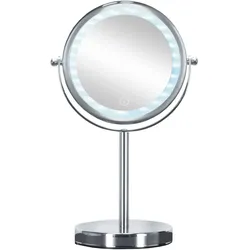 Kleine Wolke Kosmetikspiegel Bright Mirror Silber 17,5 cm rund