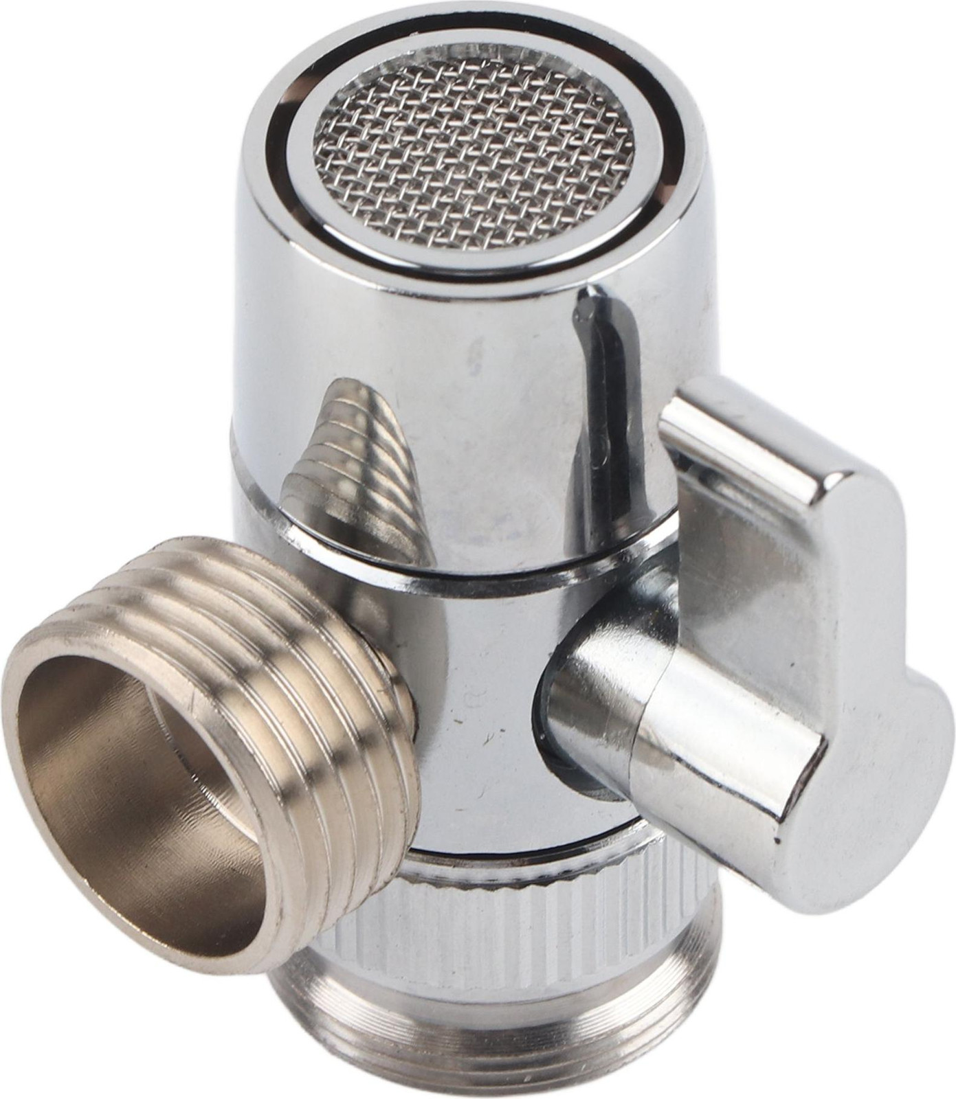 BundiGlassware Kraanfitting met Omstakelventiel, Slang en Adapter M24 voor Badkamer, Keuken of Wastafel