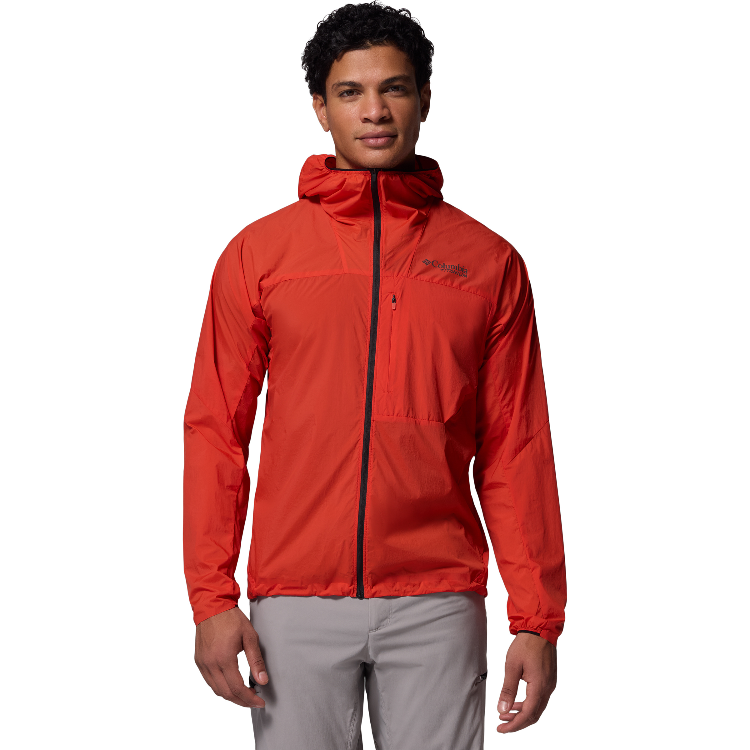 Columbia Khyex Pro Wind Herren Freizeitjacke, Parkas rot Größe XL Camping Widerstandsfähig