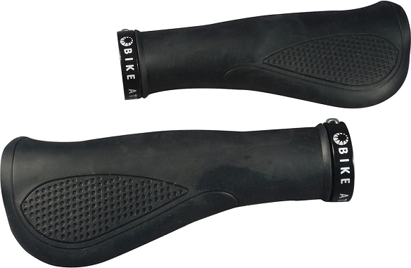 Bike Attitude Kraton Ergo Lock-On Cykelhåndtag – 139,5 Mm, Sort