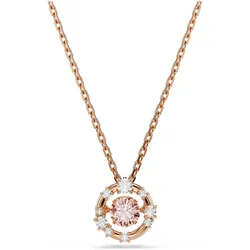 Swarovski  Constella Anhänger Rundschliff, Dancing Stone, Rosa, Roségold-Legierungsschicht