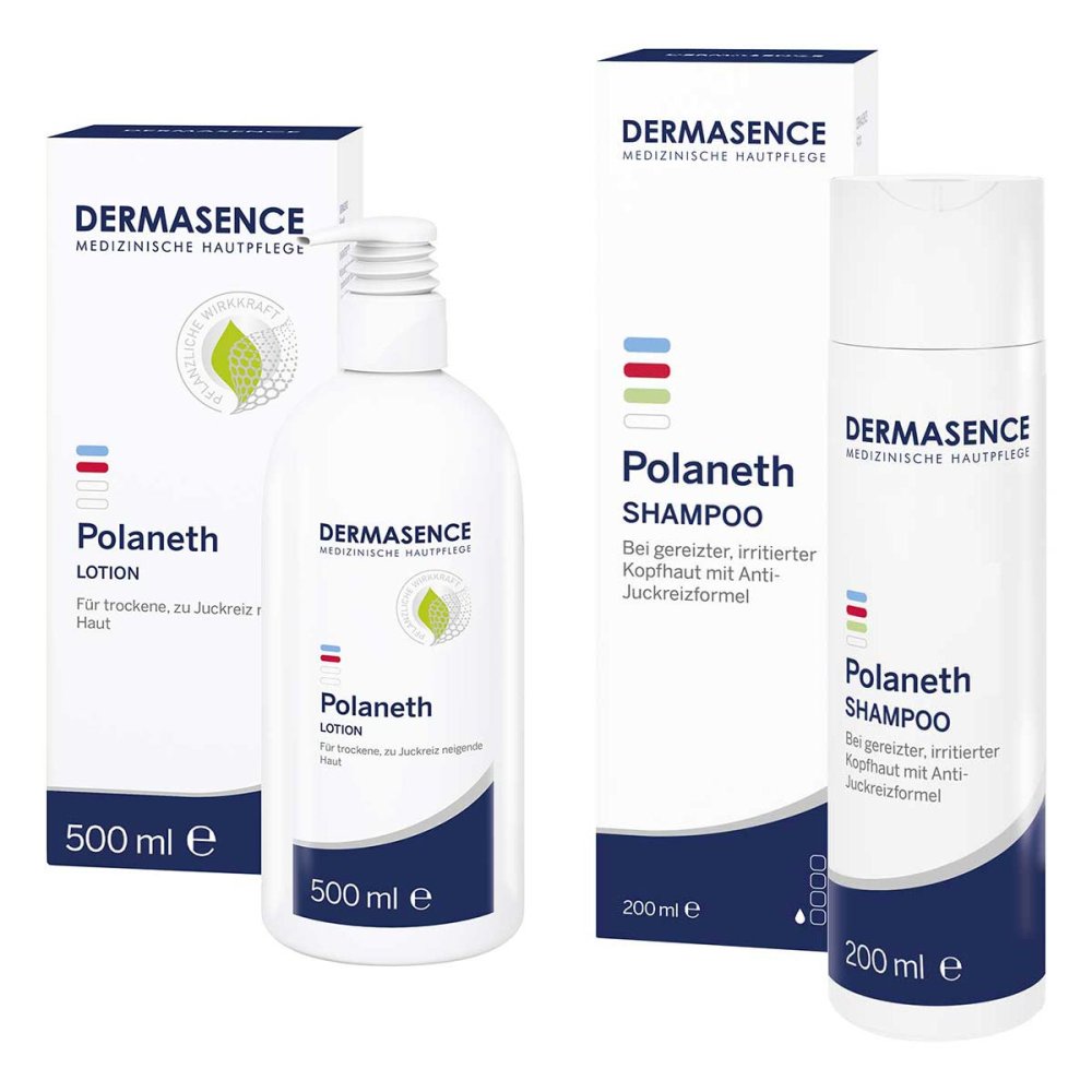 Medicos Kosmetik GmbH & Co. KG Dermasence Polaneth Lotion + Dermasence Polaneth Shampoo 08104533