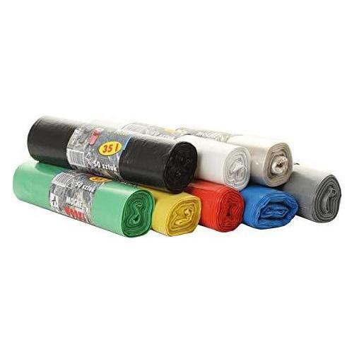 Aglo3 Müllbeutel - Schwarz - Extra starkes LDPE - 35 l - 50 Stück (50x, 35 l) (46350421)