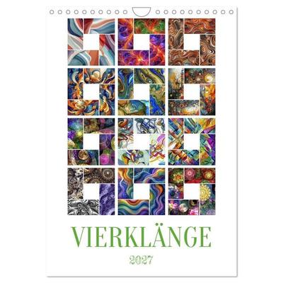Vierklänge (Wandkalender 2027 DIN A4 hoch), CALVENDO Monatskalender