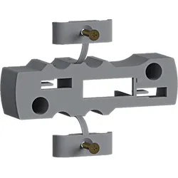 Hager RKA7035 Halter mit Zugentlastung zum Anschrauben an Wand/Boden Polyamid für Rundkette lg