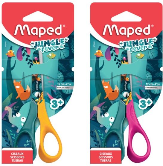 Ciseaux bouts ronds 12 cm Jungle Fever - Maped
