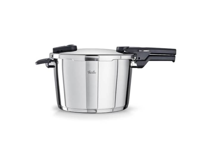 Fissler, Vitaquick Schnellkochtopf (8 L, Ø 26 cm), Edelstahl, 2 Garstufen, Superthermic Boden, Induktion, Made in Germany